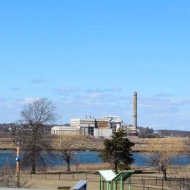 Waste Disposal Plant on Pines River Viewed from Riverside Revere