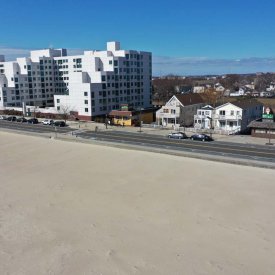 13,000 Ft of Beach Was Restored  w/ 600,000 CY of Sand from the Abandoned I-95  Embankment